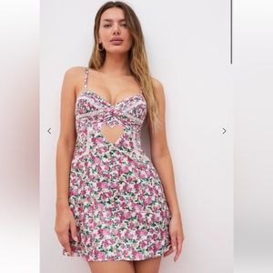 For love and lemons heart bloom slip dress